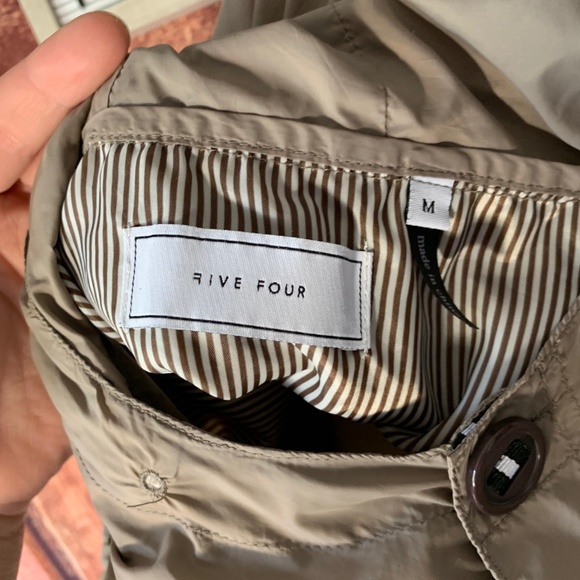 FINAL $ FIVE FOUR WIND PROOF TAN UTILITY JACKET - Picture 7 of 8